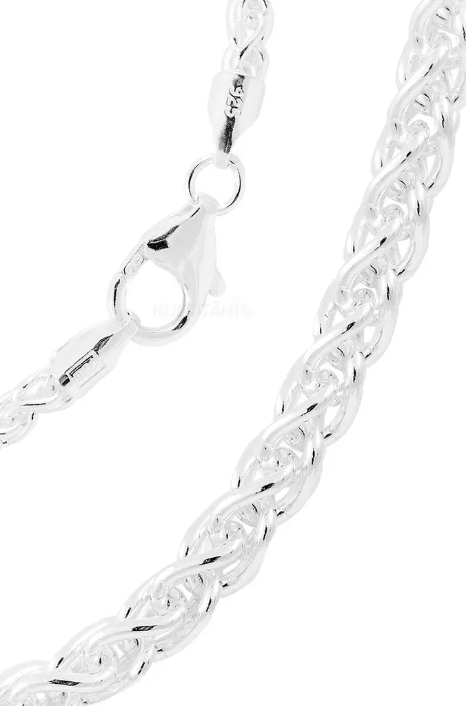 Kaulaketju T=C3=A4hk=C3=A4, hopea - Hopeiset kaulakorut - B239-42 - 1