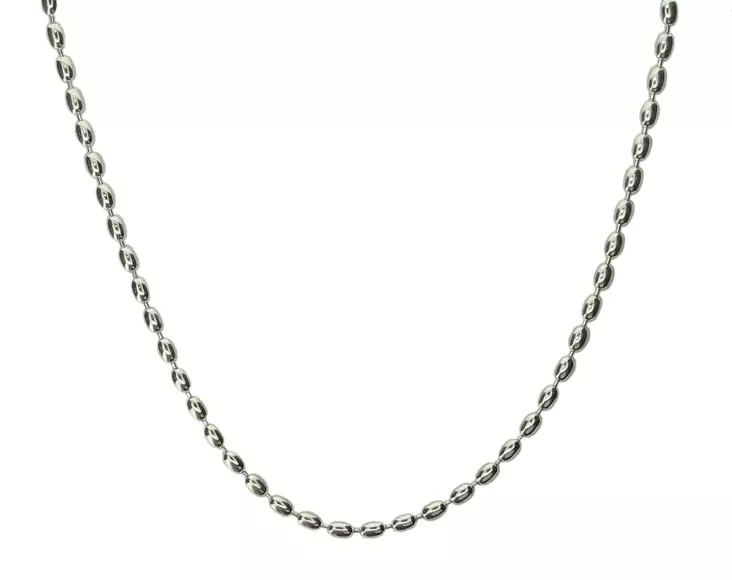 Kaulaketju oliivi 4mm - Hopeiset kaulakorut - 2940-42 - 1