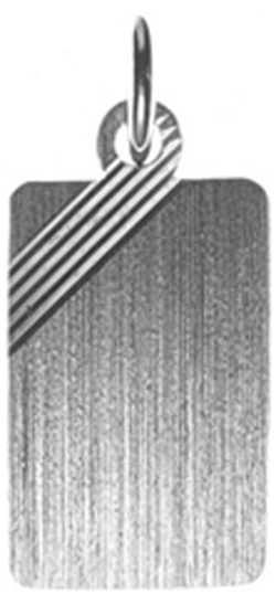 Riipus, "viivat" panssariketjussa - Hopeiset kaulakorut - CL0002 - 1