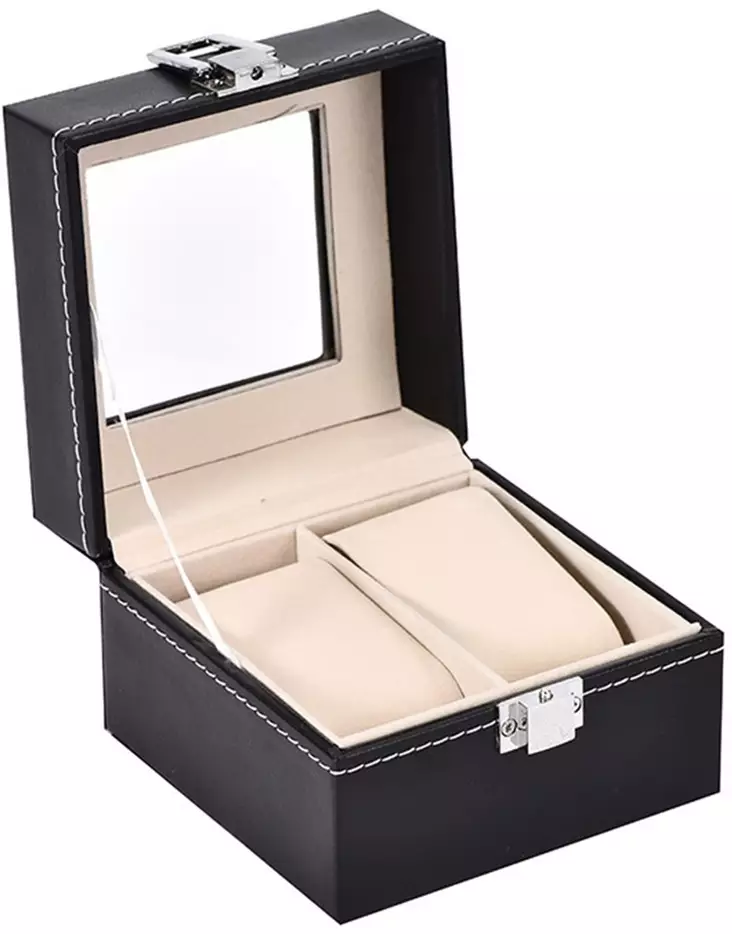 Kellolaatikko kahdelle kellolle - Kellolaatikot - B6605-2 - 1