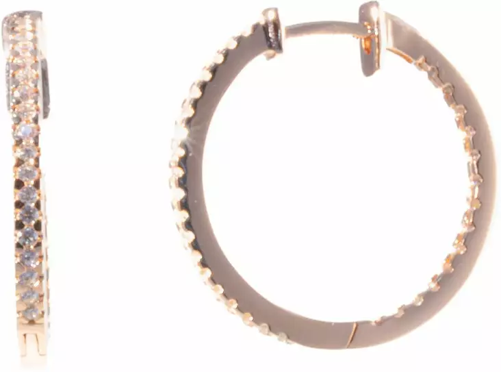 Kreoli korvarengas - Hopeiset korvakorut - CKK196-22 - 1