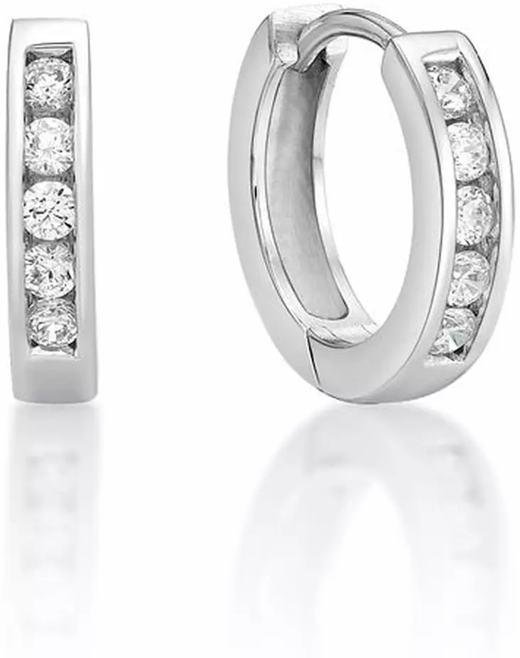 Kreoli korvarenkaat C10142 - Hopeiset korvakorut - C10142 - 1