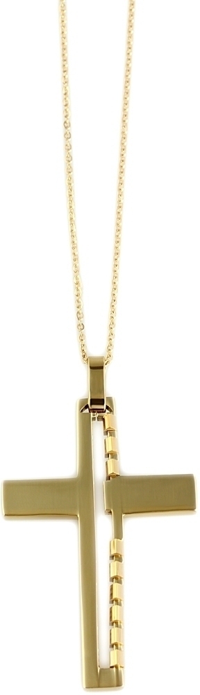 Kullattu teräksinen risti SH119-002 - Rippiristi teräs - SH119-002 - 1