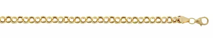 Kultainen papukaulaketju 4,9mm - Kultaiset kaulakorut - 17-P49-42 - 1