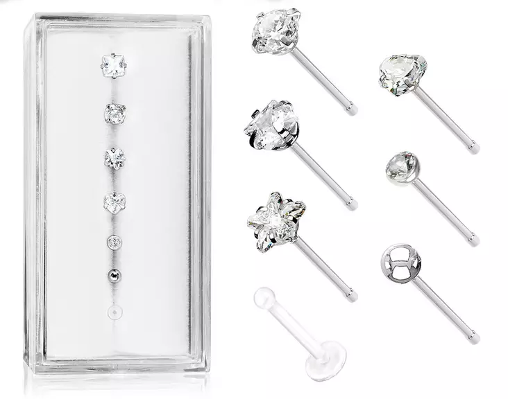 Nen=C3=A4koru setti lajitelma NK-H2 - Lävistyskorut - NK-H2 - 1