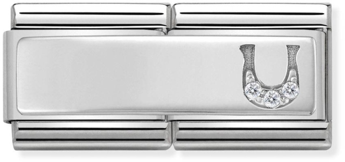 Nomination Classic tuplapala hevosenkenk=C3=A4 zirkonein 330731-12 - Nomination ALE Classic palat - 330731-12 - 1