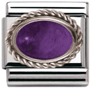 Nomination pala - ametisti, hopea - 030510 02 - Composable Classic - 030510-02 - 0