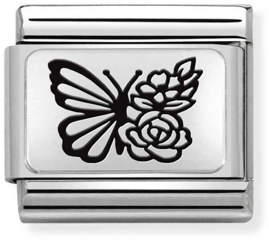 Nomination pala - perhonen ja kukat 330111-22 - Nomination combosable classic - 330111-22 - 1