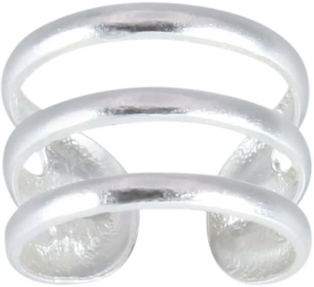 Puriste Triple Line Ear Cuff Y3222 - Hopeiset korvakorut - Y3222 - 1