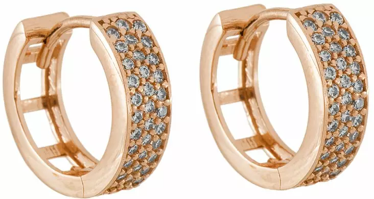 Rose korvarengas 17-K1772 - Kultaiset korvakorut - 17-K1772 - 1