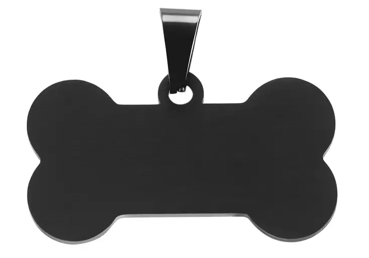 Teräsriipus Koiran luu SH44-002 - Teräksiset kaulakorut - SH44-002 - 1