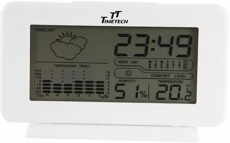 Time Teck Her=C3=A4tyskello-s=C3=A4=C3=A4asema - Herätyskellot - 38-002 - 1