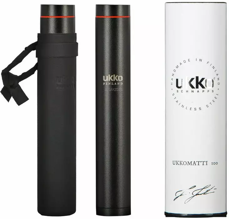 Ukkomatti 100 Musta Damaski nahkatupella US10222 - Taskumatit - US10222 - 1