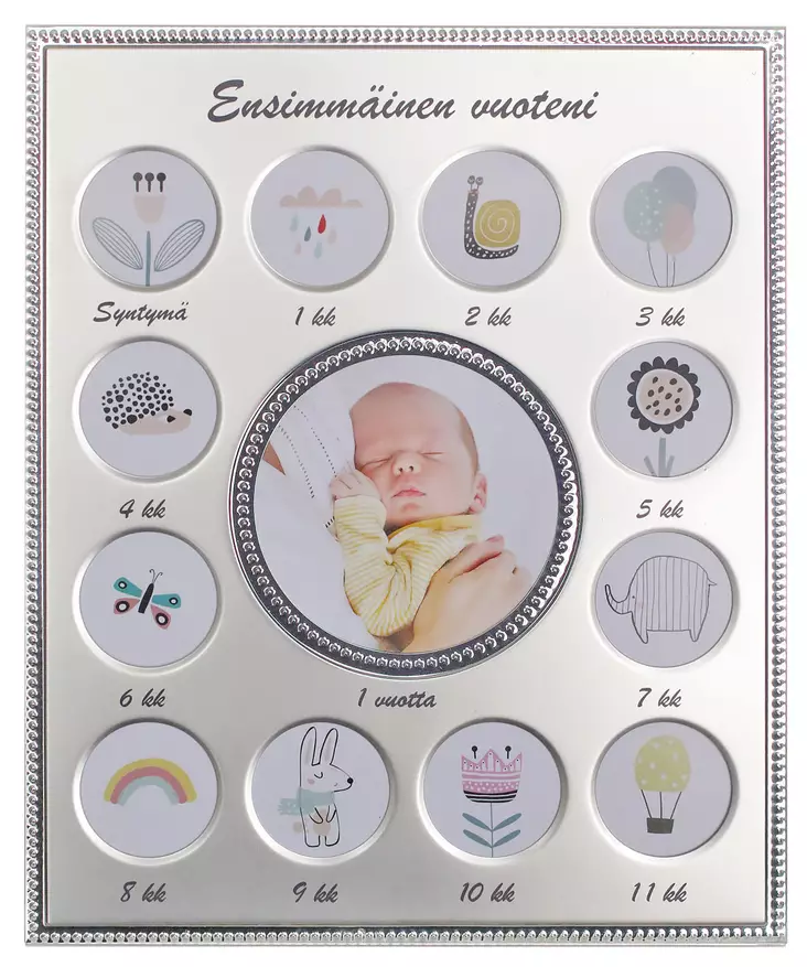 Valokuvakehys ensimm=C3=A4inen vuoteni - Kummilusikat - 078572 - 1