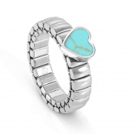 Nomination XTE Turquoise Heart - Nomination sormukset - 046002-102 - 1