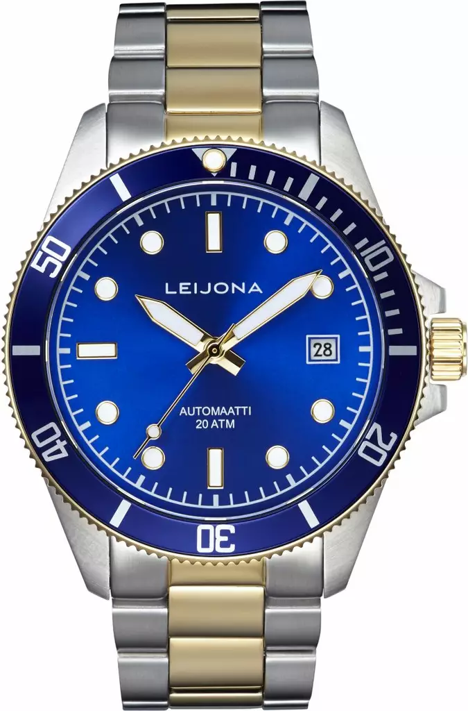 Leijona Järwi two tone blue 5013-2552 - Leijona miesten rannekellot - 5013-2552 - 1