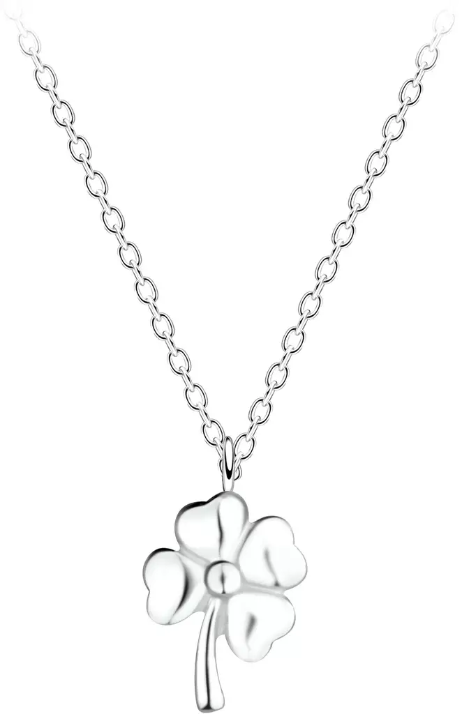 Onnenapila riipus 6x8mm 45cm - Hopeiset riipukset - Y0522 - 1