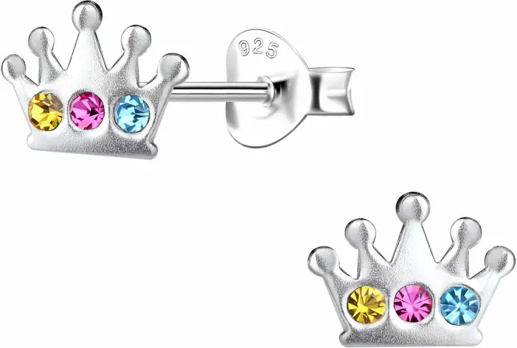 Prinsessan Kruunu Rainbow korvakoru 8x6mm - Lasten korut - Y1862 - 1