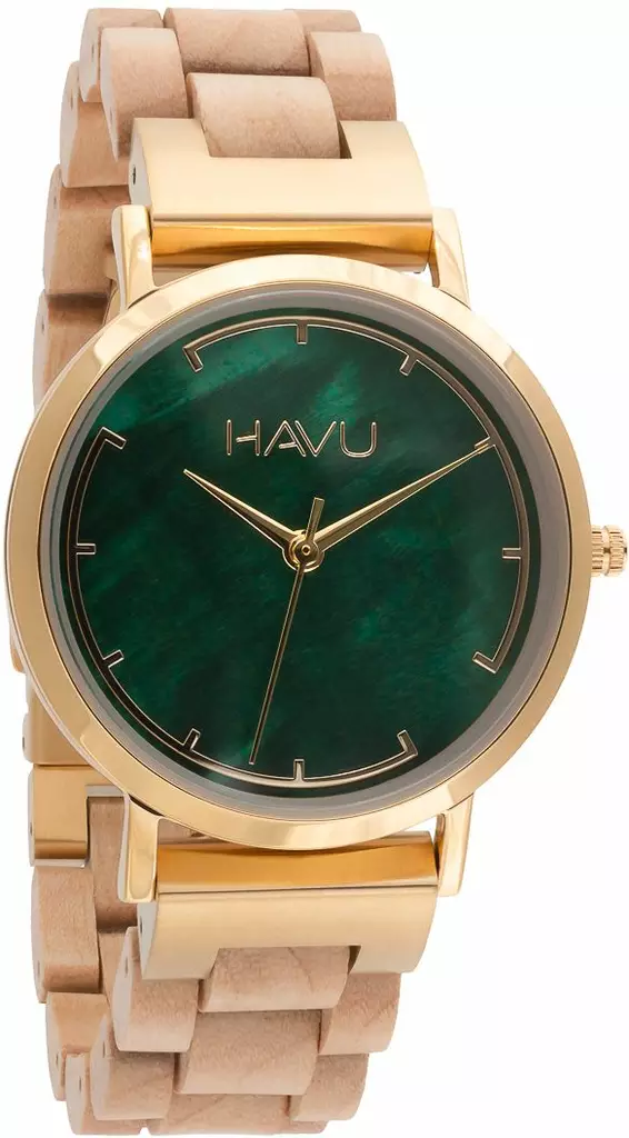 Havu Revontuli kello Koivu 32mm edestä kuvattuna - Havu - HAVU-REVON-KOI-32 - 1