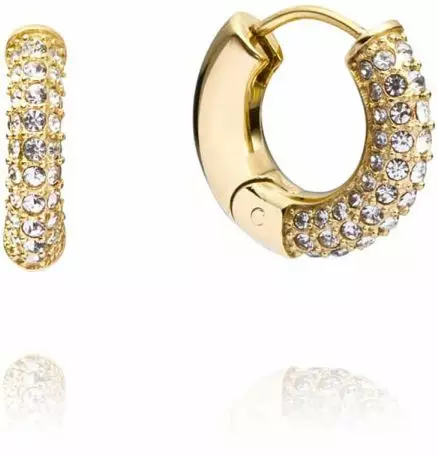 Mockberg Pave everyday medium gold hoops MB0192 - Teräksiset korvakorut - MB0192 - 1