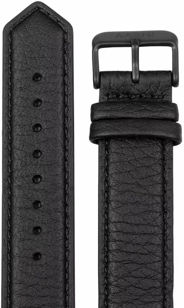 AARNI RANNEKE MUSTA XL, 20MM - Aarni miesten rannekellot - 12012 - 1