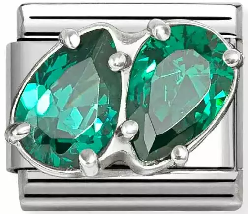 Nomi pala green double drops - Nomination combosable classic - 330329-12 - 1