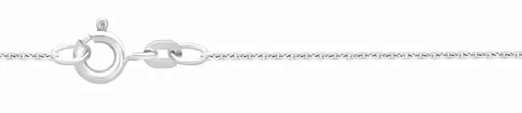 Valkokultainen ankkuriketju 1,1mm - Kultaiset kaulakorut - 14W0130-42 - 1