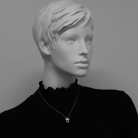 Enkeli-riipus zirkonein - Hopeiset riipukset - CRR63 - 2