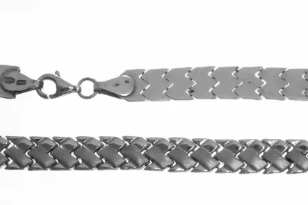 KAKE MATTA/KIILTÄVÄ 43 CM - Hopeiset kaulakorut - RH515-43 - 2