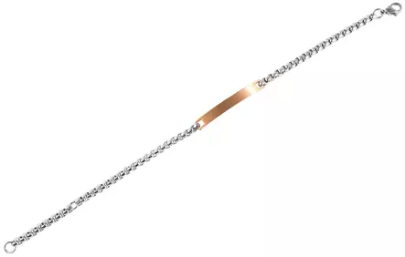 Matthew laattaranneketju rose - Teräksiset rannekorut - SH446-03 - 2