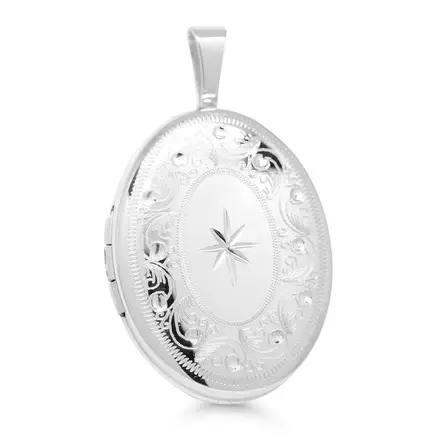 Hopeinen Medaljonki SPL-60173 - Lahjaideat naisille - SPL-60173 - 1