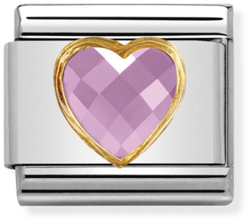 Nomination pala kivisyd=C3=A4n cz pink 030610-003 - Ystävänpäivä - 030610-003 - 1