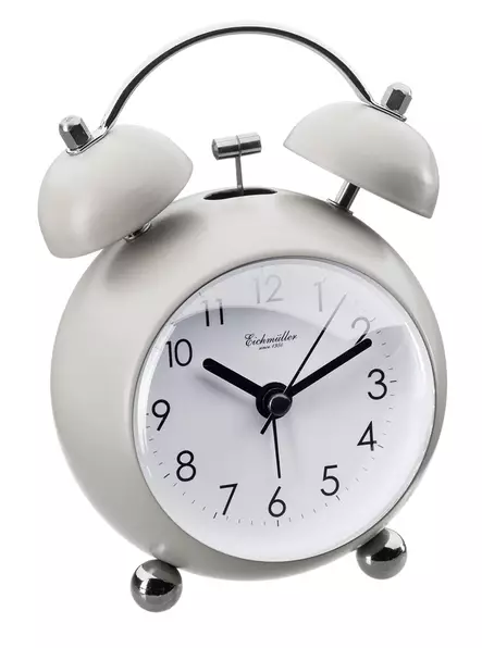 Retro Kilin=C3=A4 Pastelli Harmaa Her=C3=A4tyskello 9880-3 - Herätyskellot - 9880-3 - 1