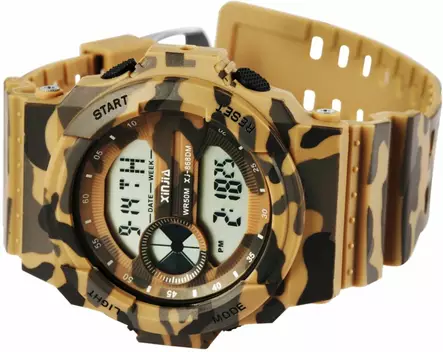 Xinjia digital black Camo Brown - Ryhmittelemättömät miesten rannekellot - X06-003 - 2