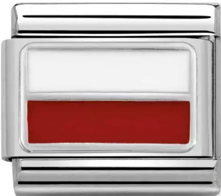 NOMI SILVER Puolan lippu - Nomination - 330207-13 - 1