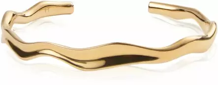 Mockberg Wavy bolded cuff gold rannekoru MB0173 - Teräksiset rannekorut - MB0173 - 1