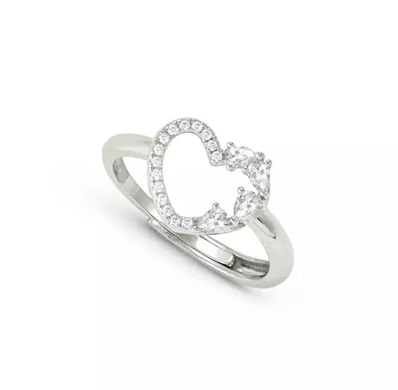 Nomination Shine me up sormus sydän - kirkas 241900-003 - Nomination sormukset - 241900-003 - 1