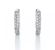 Hopeiset korvarenkaat zirkoneilla C10263 - Hopeiset korvakorut - C10263 - 2