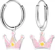 Prinsessan kruunu korvis Pink Y7103 - Lasten korut - Y7103 - 1