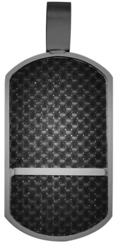 Carbon laattariipus mustaraita SH5010-003 - Teräsriipukset - SH5010-003 - 1