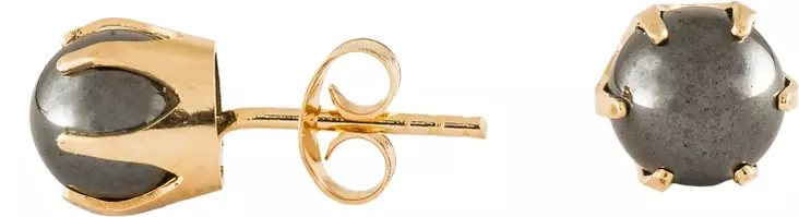 Hematiitti korvakorut K20013 - Kultaiset korvakorut - K20013 - 1