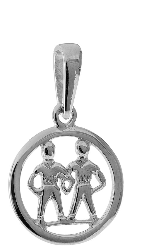 Horoskooppi kaksoset CKH-3 - Hopeiset kaulakorut - CKH-3 - 1