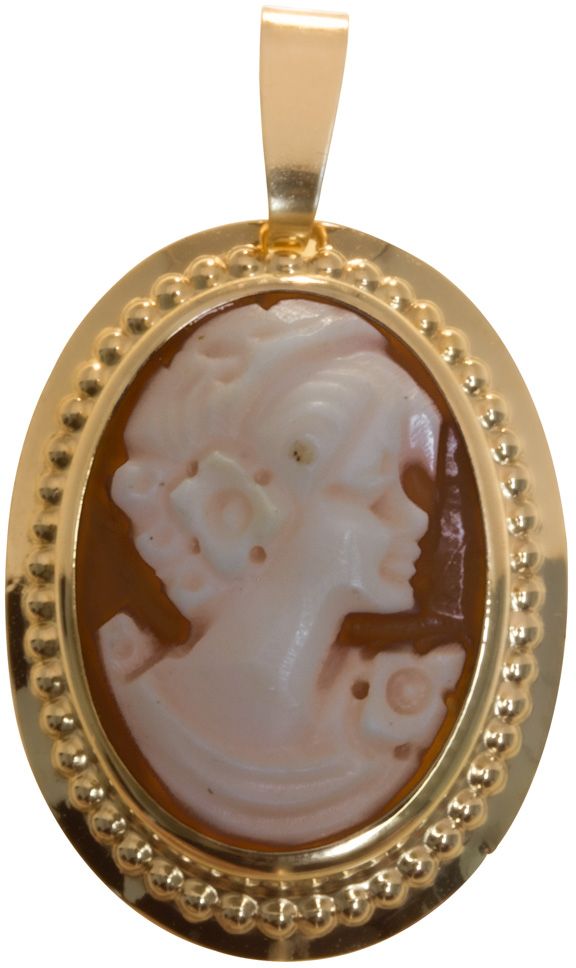 Kame-riipus 10x14 mm K10083 - Kultaiset riipukset - K10083 - 1