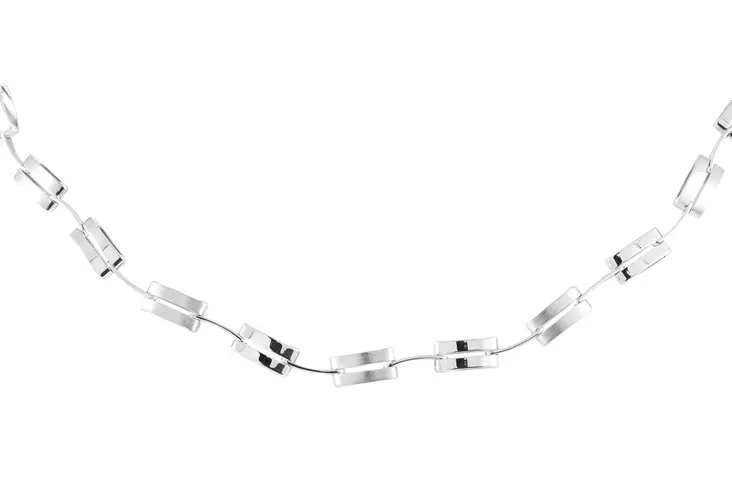 Kaulakoru suorakaiteet, hopea - Hopeiset kaulakorut - AR8-43 - 1