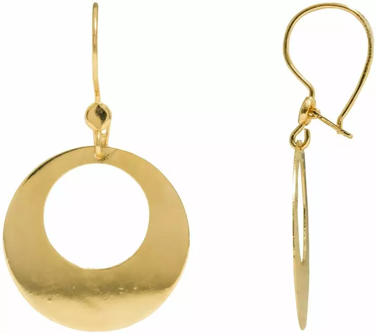 Retro korvakoru koukku K40153 - Kultaiset korvakorut - K40153 - 1