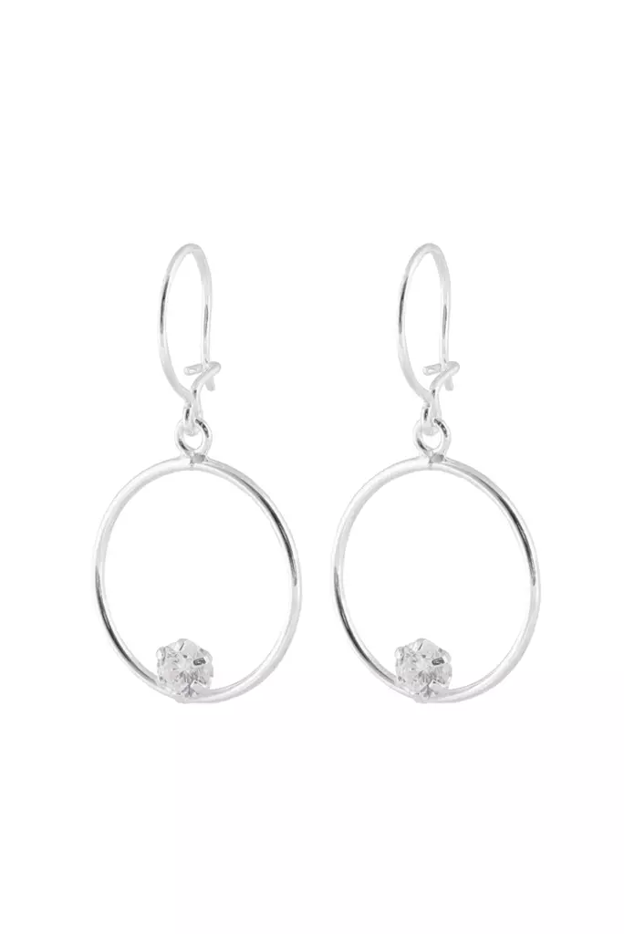 KORVAKORUT KOUKKU HOPEA TK10613 - Hopeiset korvakorut - TK10613 - 1