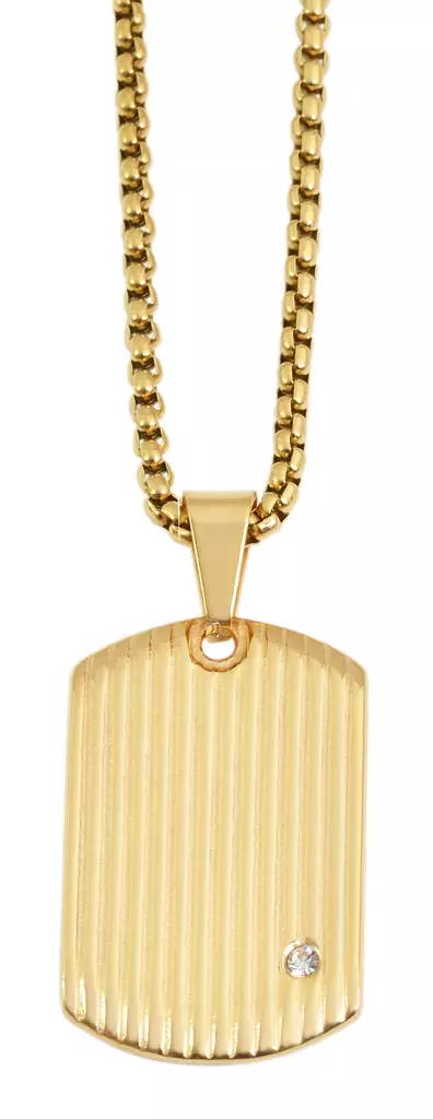 Kullattu teräslaatta zirkonilla SH443-03 - Teräsriipukset - SH443-03 - 1