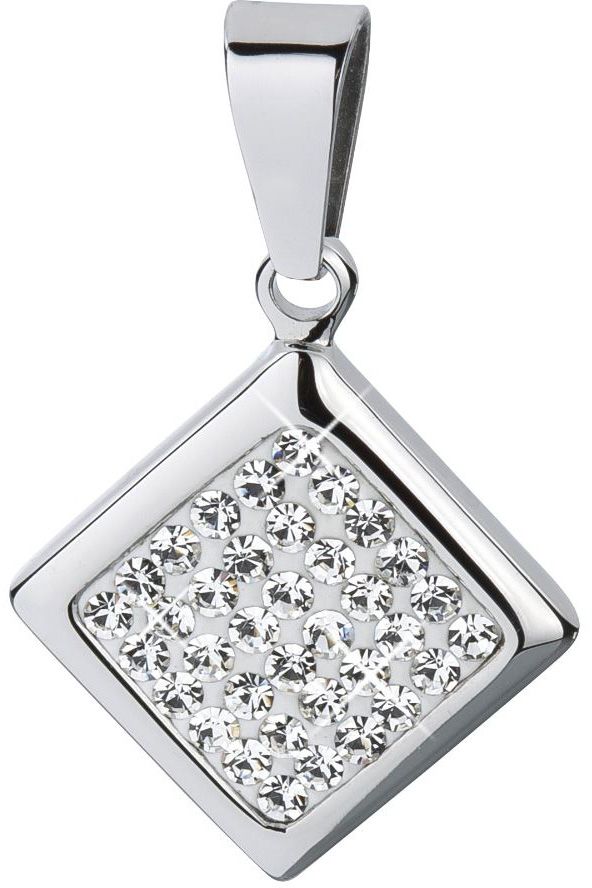 Neli=C3=B6-riipus ter=C3=A4s ja zirkoni 616033 - Teräsriipukset - 616033 - 1