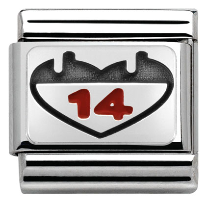 Nomination SilverShine pala Yst=C3=A4v=C3=A4np=C3=A4iv=C3=A4 - Nomination ALE Classic palat - 330208-03 - 1