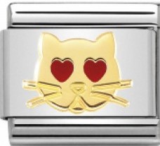 Nomination pala Cat with Heart eyes 030272-43 - Composable Classic - 030272-43 - 1